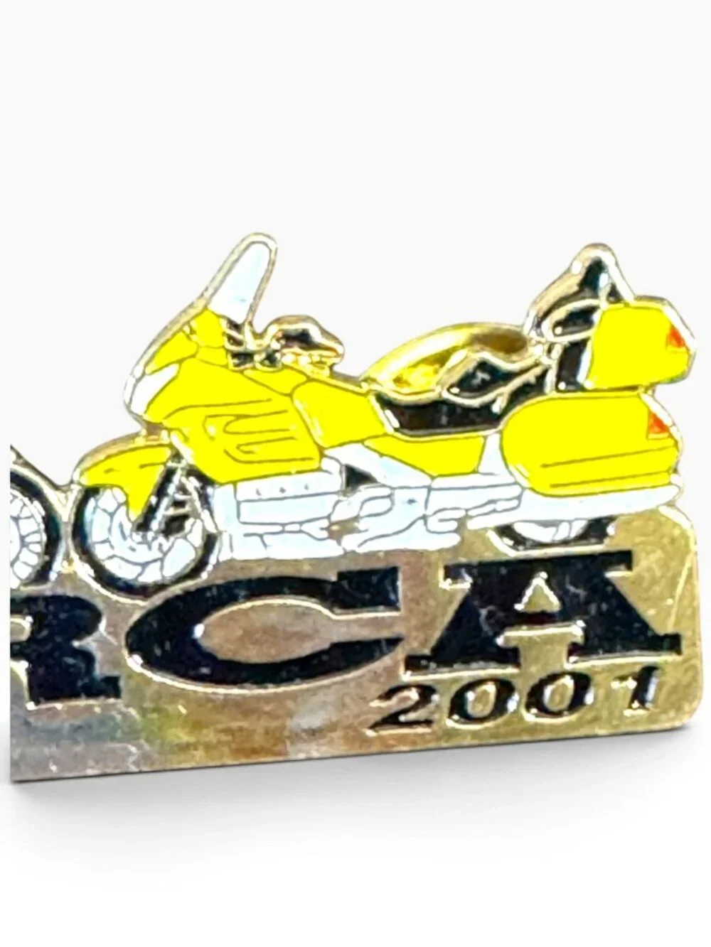 Honda HRCA Commemorative Pin 1975-2001 Gold Wing Bikes Vintage New Condition